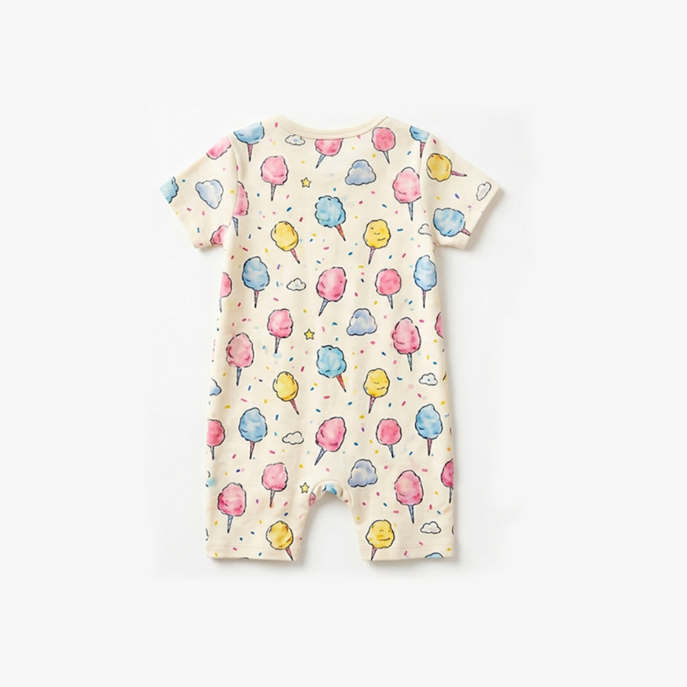 Baby Cotton Candy Print Romper