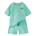 Boys Mint Green Summer Co-ord Set – T-Shirt & Shorts