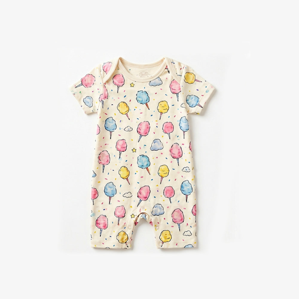 Baby Cotton Candy Print Romper