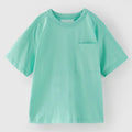 Boys Mint Green Raglan Pocket T-Shirt