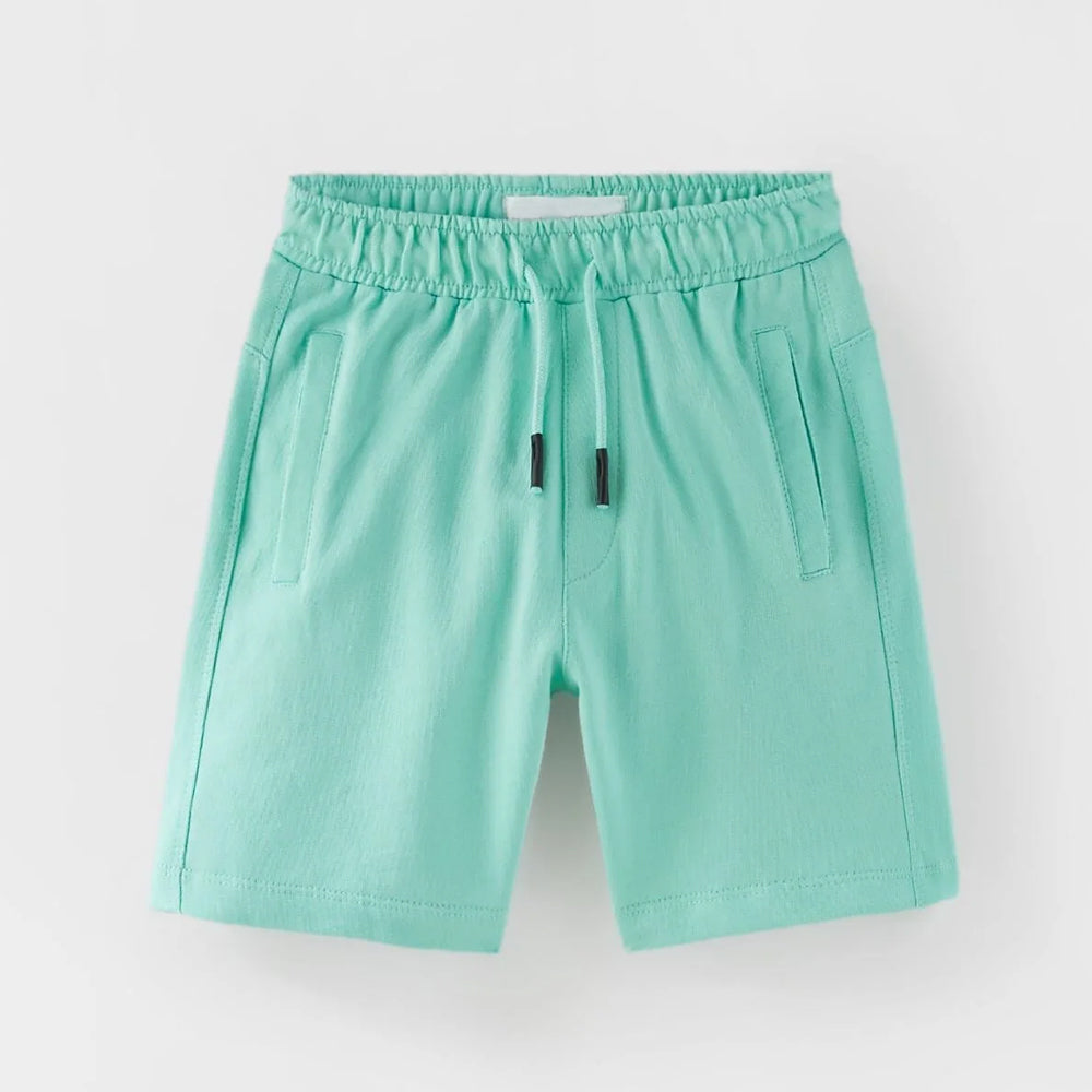 Boys Mint Green Summer Co-ord Set – T-Shirt & Shorts